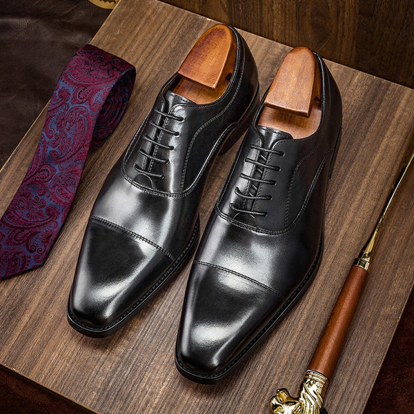 Zapatos Oxford de Cuero para Hombre - Elegancia Empresarial