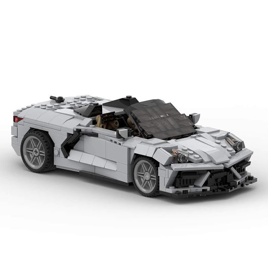Set de Construcción Chevrolet Corvette C8 Descapotable - Bloques MOC 35066 - Image 7