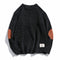 Suéter Holgado Cuello Redondo para Hombre - Pullover Casual Versátil