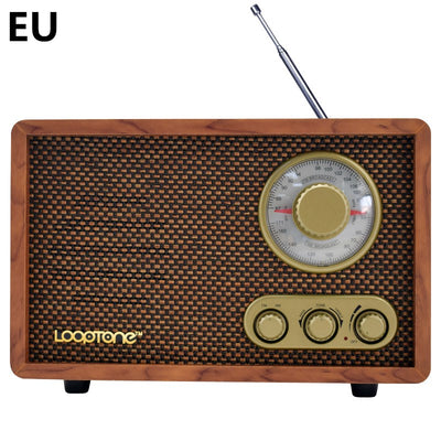 Radio Bluetooth Retro de Madera con Diseño Vintage - Image 10