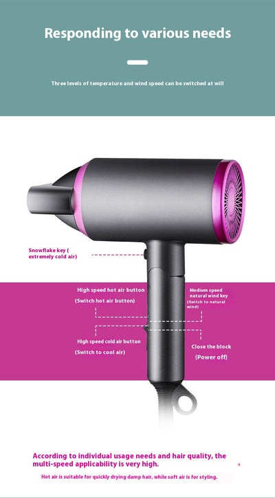 Secador de Cabello Plegable con Tecnología Aniónica - Image 22