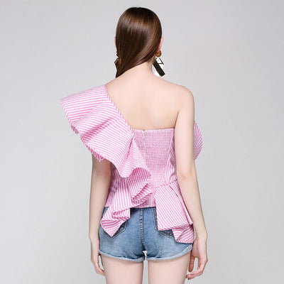 Blusa sin mangas con volantes - Image 7