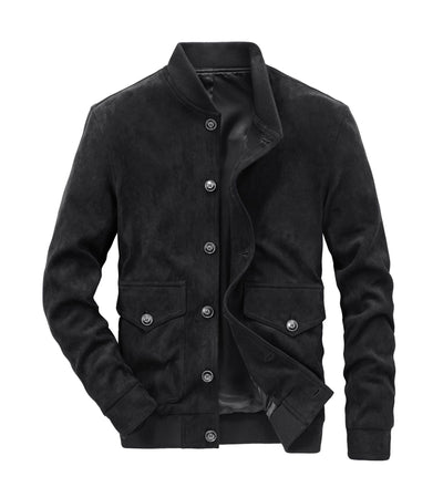 Chaqueta de Gamuza Terciopelada Slim Fit para Hombre - Image 7
