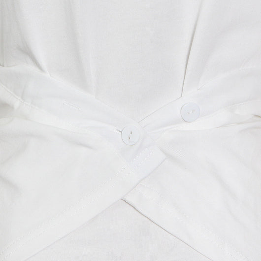 Blusa Casual de Cuello Redondo con Tirantes Irregulares - Image 25