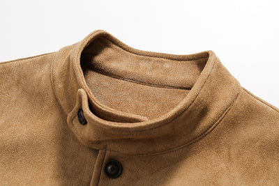 Chaqueta Cardigan Hip-Hop Cuadros con Cuello Tipo Polo - Image 10