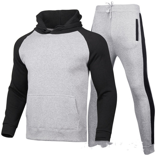 Suéter Deportivo para Hombre con Mangas Raglán y Costuras de Contraste - Image 3