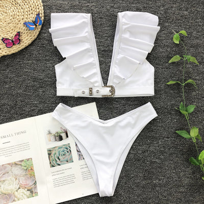 Bikini Volantes Sexy con Abertura - Traje de Baño Moderno para Mujer - Image 4