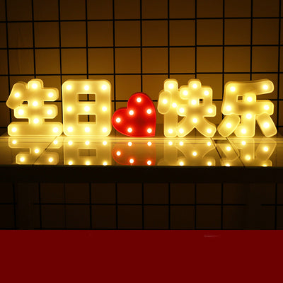 Letras LED Luminosas para Felicitaciones, Propuestas y Decoración