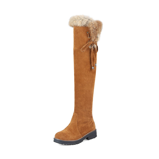 Botas Altas de Gamuza para Mujer Tallas Grandes 40-44 Otoño Invierno - Image 23