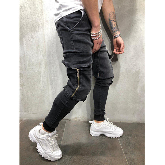 Pantalones de chándal con corte beam leg