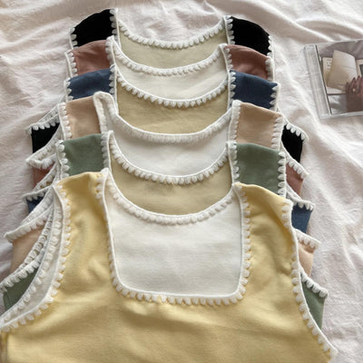 Chaleco Halter con Cuello Cuadrado en Terciopelo para Mujer - Image 16