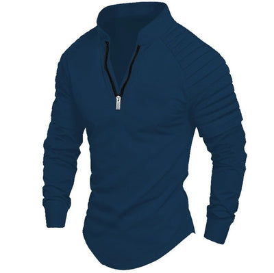Polo Deportivo Hombre Manga Larga con Cierre - Estilo Europeo y Americano - Image 12