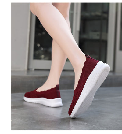 Zapatos Deportivos Tejidos Voladores Talla Grande para Mujer - Image 28