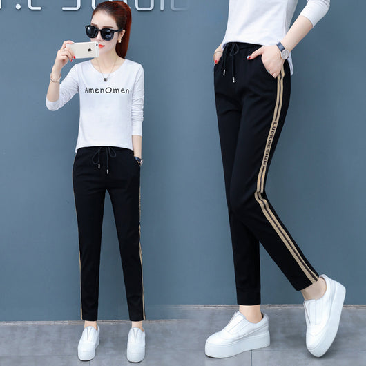 Pantalones deportivos de algodón para mujer - Image 2