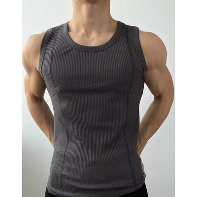 Musculosa Deportiva Ajustada con Stretch para Hombre - Image 4