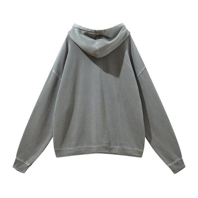 Sudadera con Capucha Estampado Calavera y Huesos Diseño Oversize - Image 5