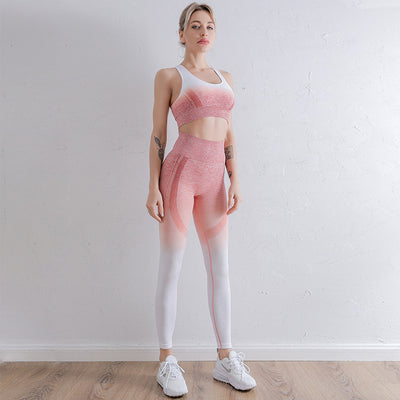 Conjunto de Yoga Tie Dye con Degradado de Colores - Image 19
