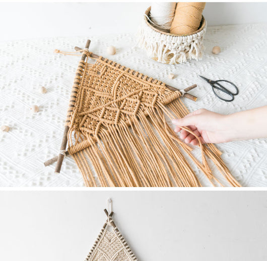 Tapiz de Macramé Nórdico para Pared - Decoración Interior Artesanal - Image 3