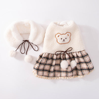 Vestido Infantil Osito Adorable con Diseño de Cachorro - Image 7