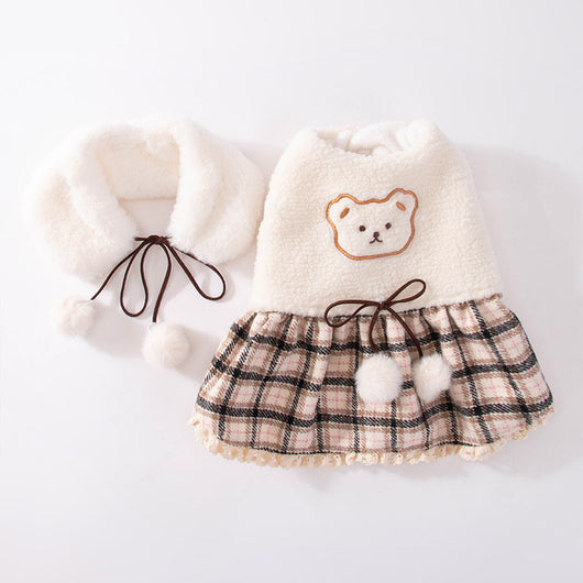 Vestido Infantil Osito Adorable con Diseño de Cachorro - Image 7