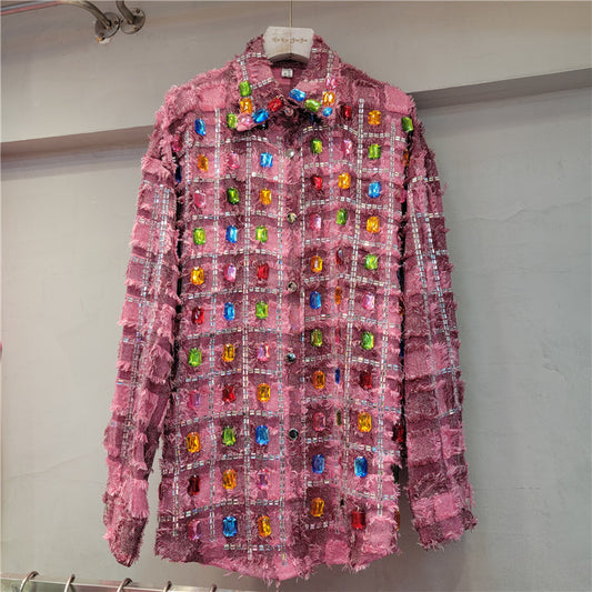 Cardigan Largo con Borlas y Manga Larga para Mujer - Image 2