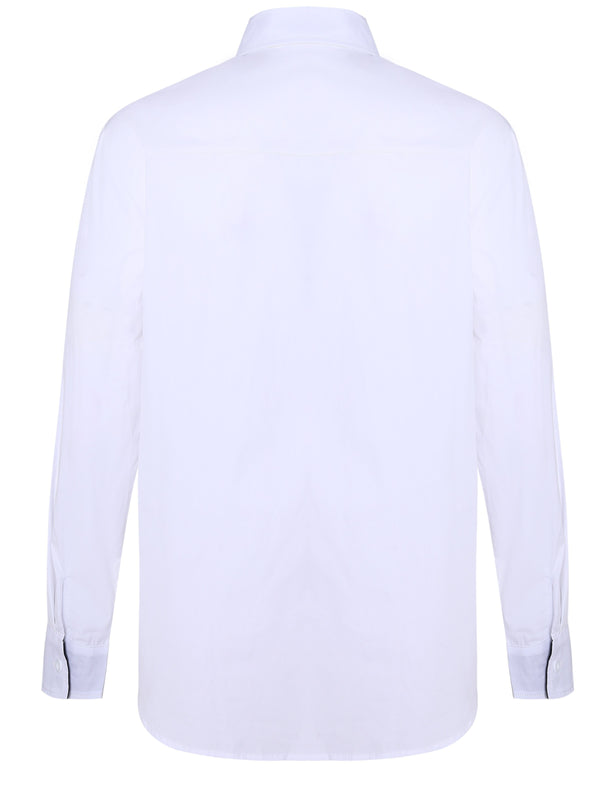 Camisa Manga Larga Bicolor Casual para Adolescentes