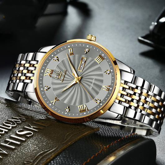 Reloj Empresarial Automático con Esfera Luminosa y Diamante para Hombre - Image 4