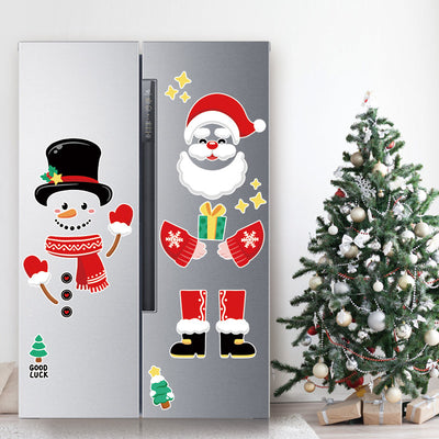Imán Navideño Muñeco de Nieve Adorable para Refrigerador