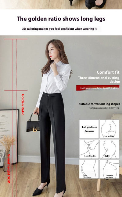 Pantalón de Oficina Recto para Mujer - Traje Profesional - Image 21