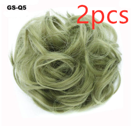 Moño Fluido Rizador con Cordón Ajustable - Extensión de Cabello Sintético - Image 11