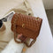 Bolso Bandolera Cuadrado Estilo Ins con Cadena Rombo