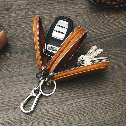 Cartera Organizadora de Cuero para Llaves y Accesorios de Auto - Image 10
