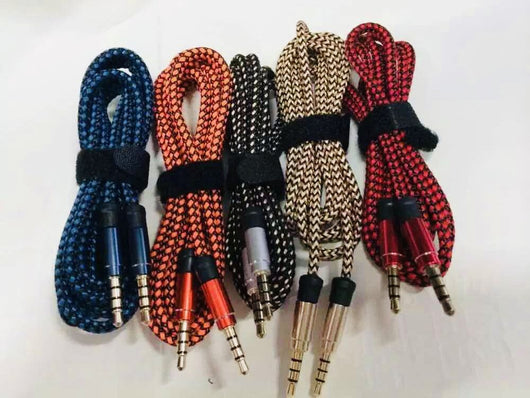 Cable de Audio Profesional para Vehículo con Malla de Nylon - Image 3