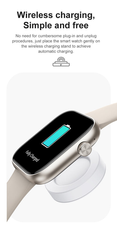 Reloj Inteligente P89 Pantalla Táctil Completa con Cargador Inalámbrico y Llamadas Bluetooth - Image 11