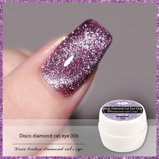 Esmalte de Uñas Gel Ojo de Gato Reflectante con Efecto Diamante - Image 8
