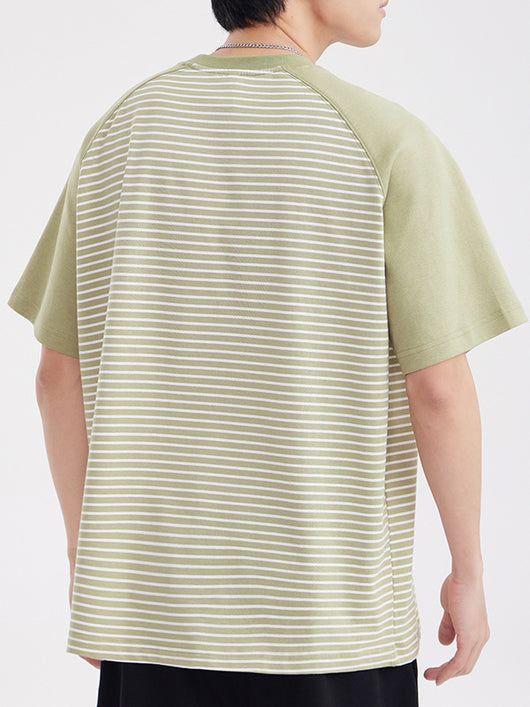 Playera de Rayas con Combinación de Colores para Hombre - Image 11