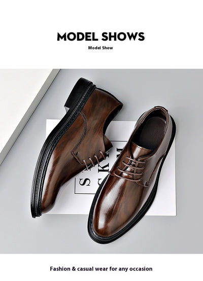 Zapatos de Cuero para Hombre - Elegancia Formal para Bodas y Eventos - Image 13