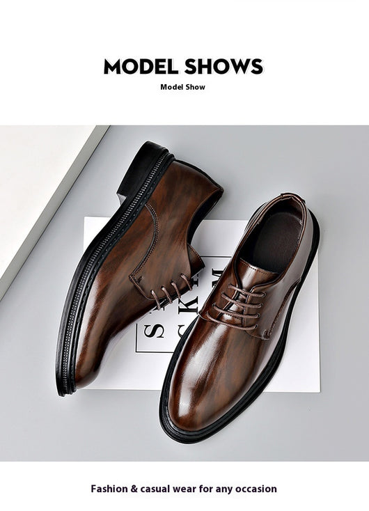 Zapatos de Cuero para Hombre - Elegancia Formal para Bodas y Eventos - Image 13