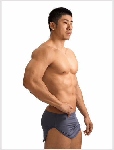 Shorts de Casa Tipo Bóxer en Seda de Hielo Cintura Baja para Hombre - Image 15