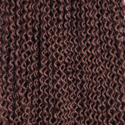 Peluca Larga Rizada Negra con Trenzas - Image 4