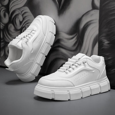 Zapatos Casuales Hombre Microfibra Suela Gruesa Versátiles - Image 9