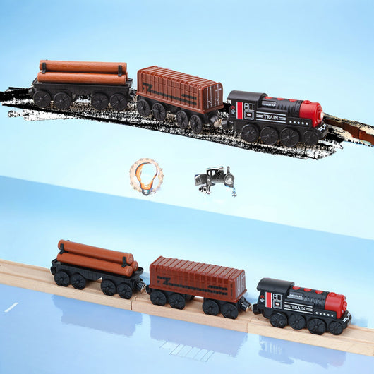 Tren Eléctrico de 8 Ruedas con Vías Incluidas - Image 8