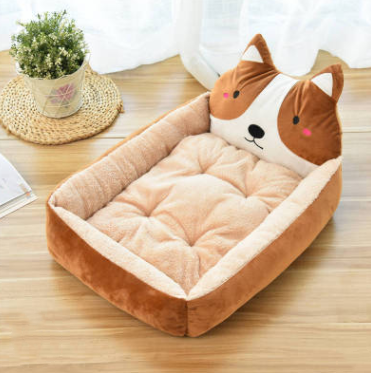 Cama Desmontable y Lavable para Perros Grandes - Nido Teddy Cartoon - Image 15