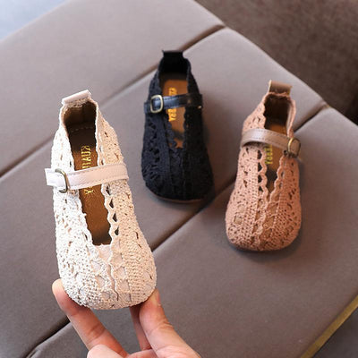 Zapatos Princesa Niña Tejido Transpirable - Sandalias Cómodas de Suela Blanda - Image 11