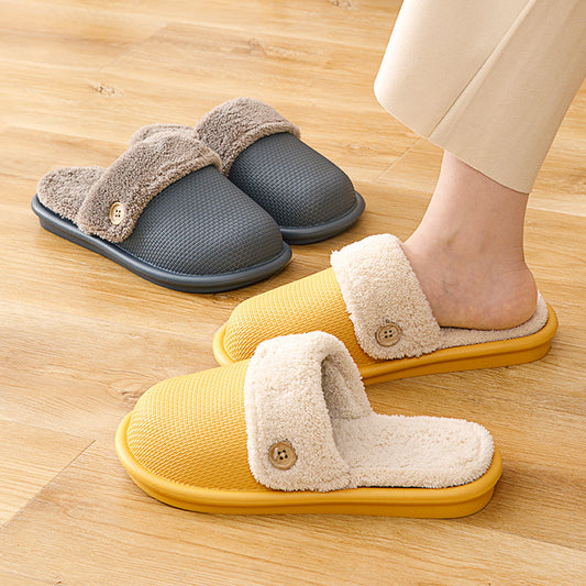 Pantuflas Cálidas de Invierno con Suela Antideslizante y Plantilla Extraíble
