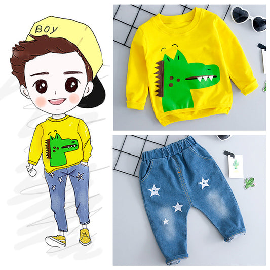 Conjunto Adorable para Bebé Niño - Suéter y Pantalón