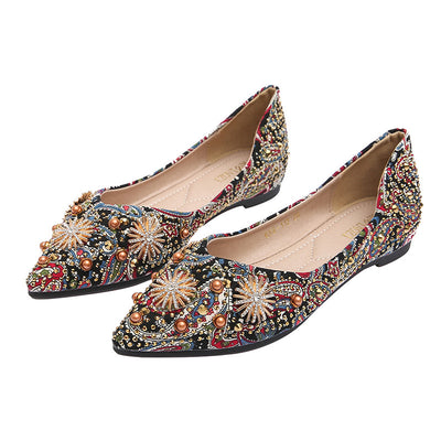 Zapatos Planos Mujer con Pedrería y Remaches - Nuevo Estilo Elegante - Image 5