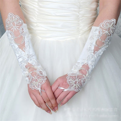 Guantes de Satén para Novia - Image 8