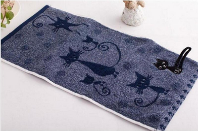 Toalla Facial Gato Tail Hook Algodón 25x50cm - Image 2
