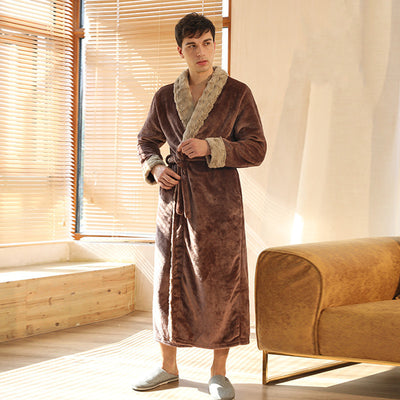 Pijama de Franela Acolchada para Parejas - Diseño Piña Moderno - Image 15